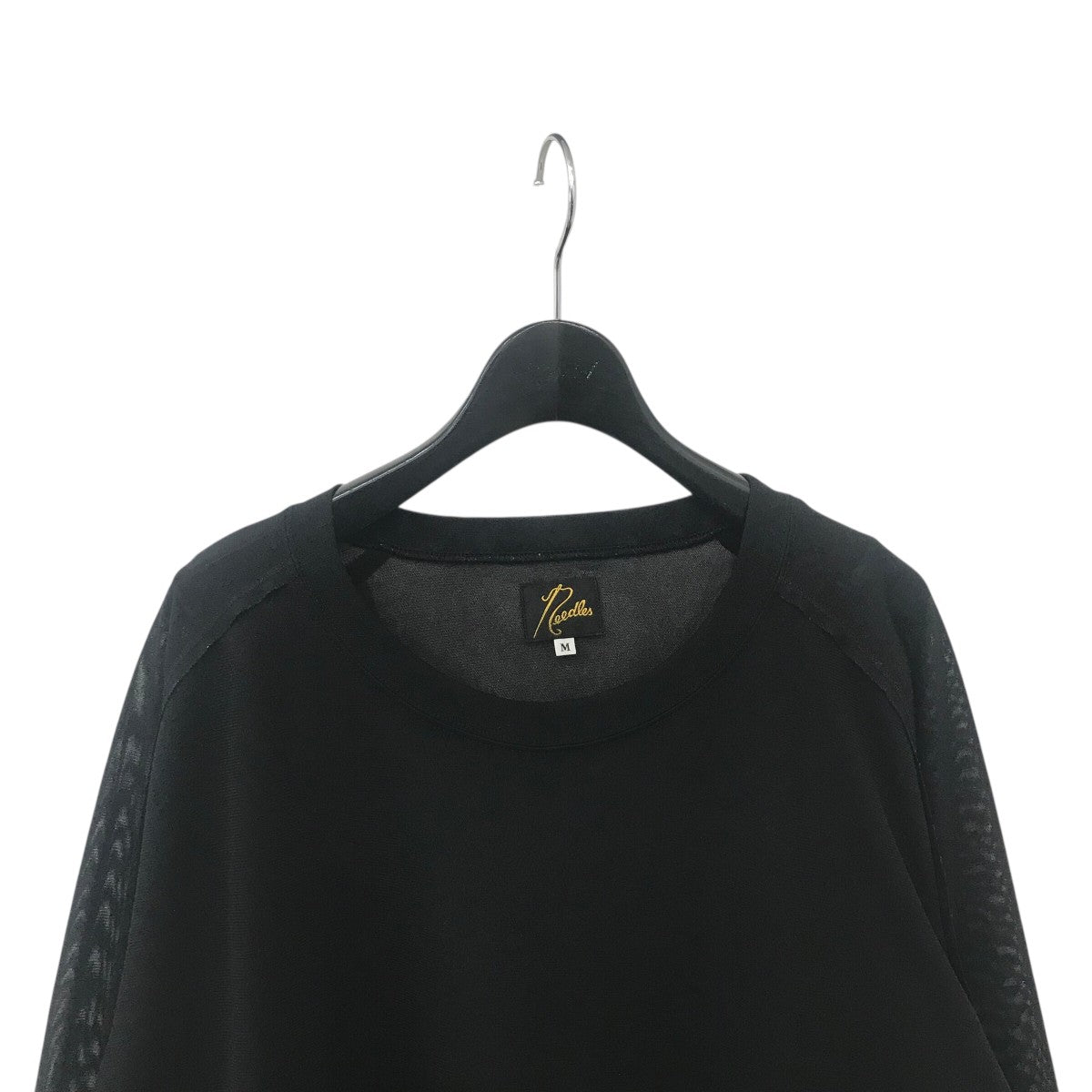 needles シャツ 黒色 M Needles(ニードルズ) シアーシャツPU301 PU301 ブラック サイズ