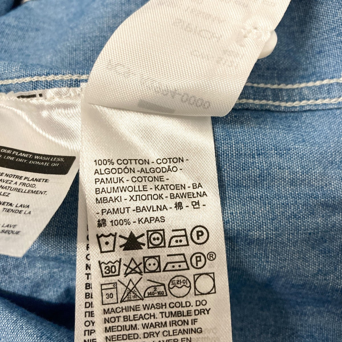 LEVI’S Denim Family シャンブレーシャツA2994 0000 古着・中古-5枚目のアイテム画像