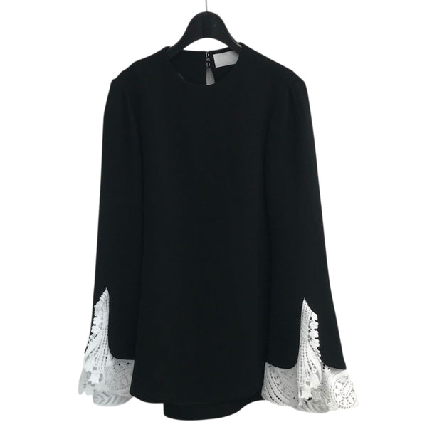 mame kurogouchi マメクロゴウチ レース カフス ブラウス 黒 Mame Kurogouchi マメクロゴウチ Embroidered Cuffs Top レースカフス