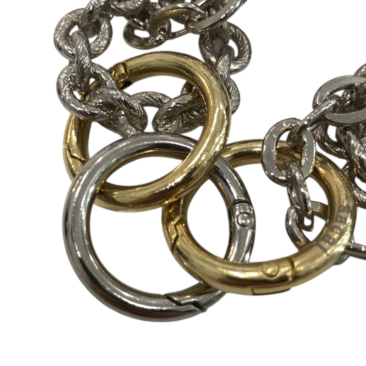 sacai リングブレスレット 中古・古着通販】sacai (サカイ) Ring Chain bracelet シルバー