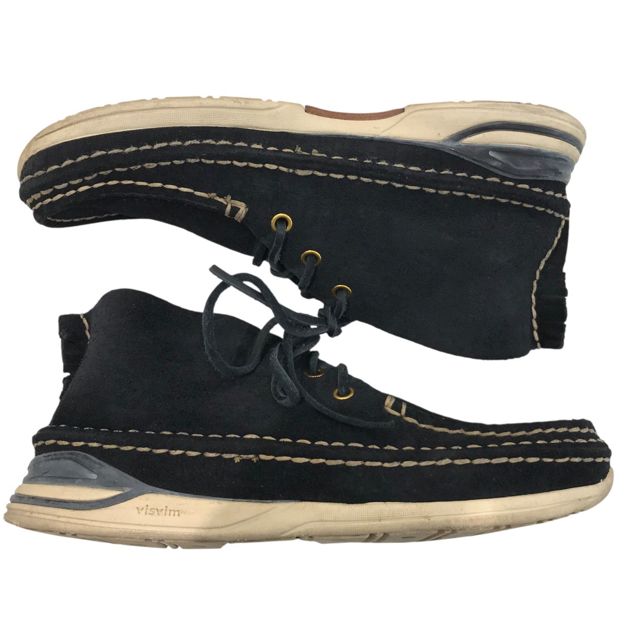 VISVIM(ビズビム) 「VOYAGEUR MOC-FOLK」スウェードシューズ