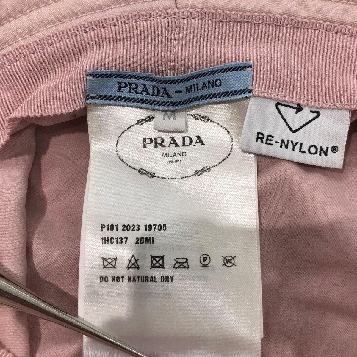 PRADA Re-Nylon バケットハット ピンク Mサイズ