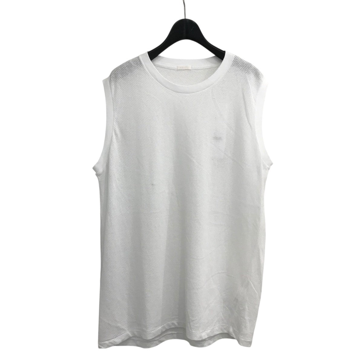 美品 COMOLI コモリ ノースリーブトップス コットン ホワイト フリー COMOLI(コモリ) / コットンジャージ ノースリーブ / WHITE 25SS