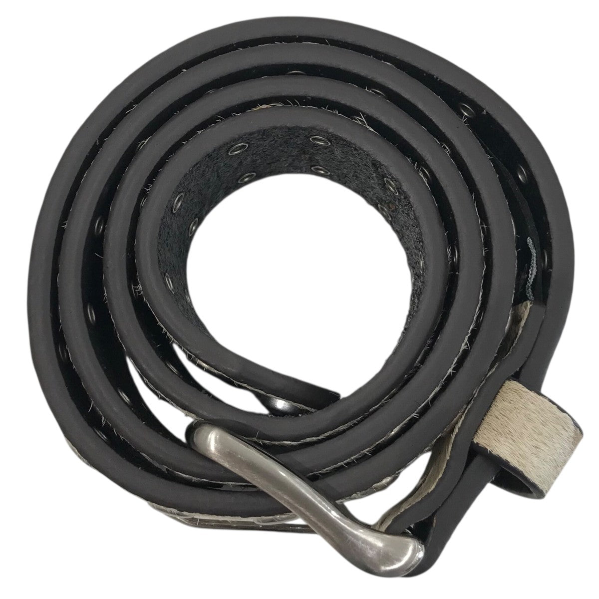 stussy(ステューシー) FW23「8 BALL STUDDED BELT」ハラコレザー