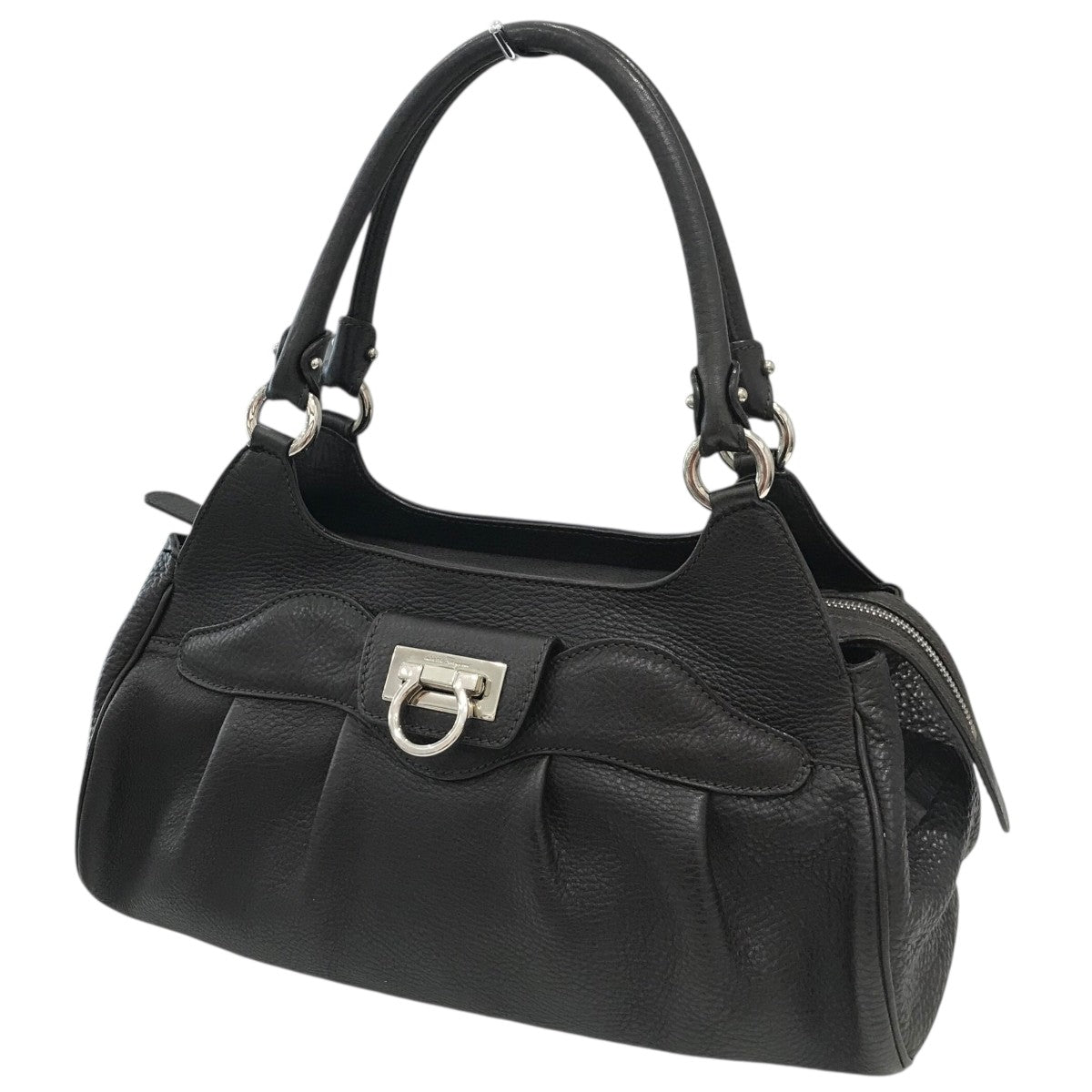Salvatore Ferragamo ブラックハンドバッグ ハンドバッグ - メンズ | Ferragamo