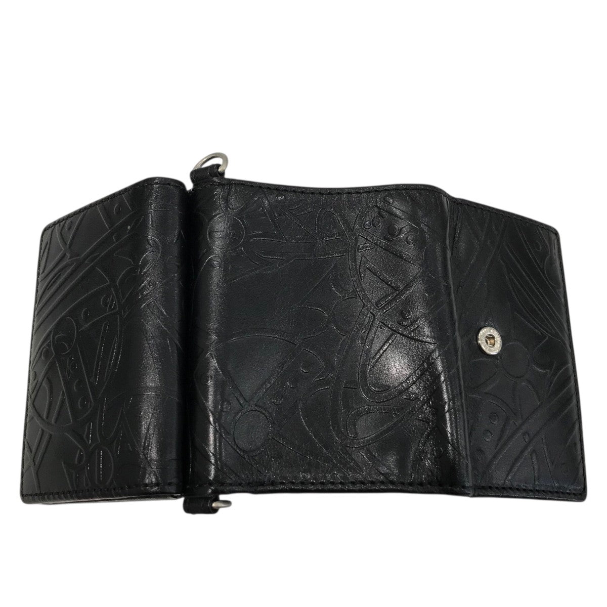 【新品未使用】Vivienne Westwood ブラック　三つ折り財布 ヴィヴィアン ウエストウッド Vivienne Westwood 三つ折り財布