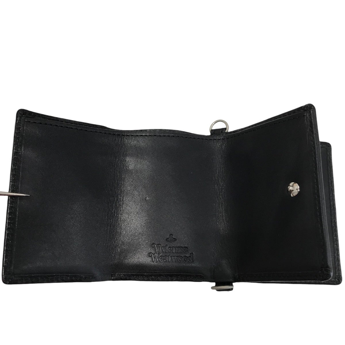 新品 Vivienne Westwood 三つ折り財布　ブラック ヴィヴィアン ウエストウッド Vivienne Westwood 三つ折り財布
