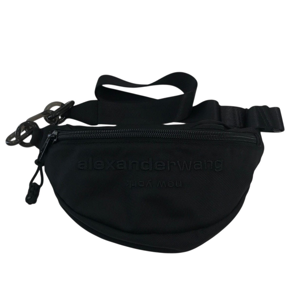 alexanderWang ブラック ビックベルト ボディバッグ Alexander Wang - 【美品】 ALEXANDER WANG / アレキサンダー