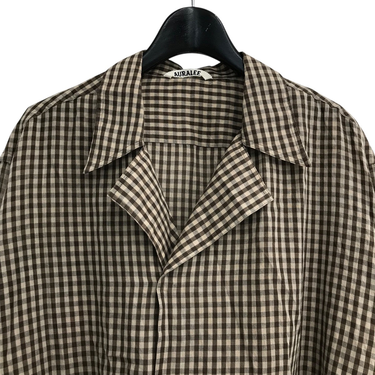 AURALEE(オーラリー) 25SS「Airy Light Cotton Check P O
