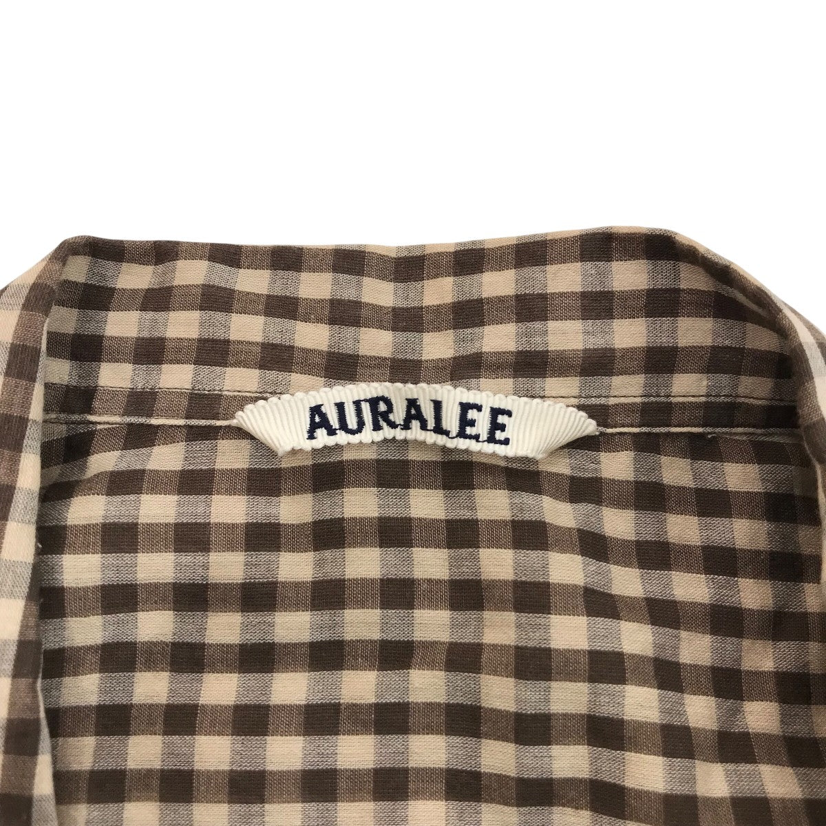 AURALEE(オーラリー) 25SS「Airy Light Cotton Check P O