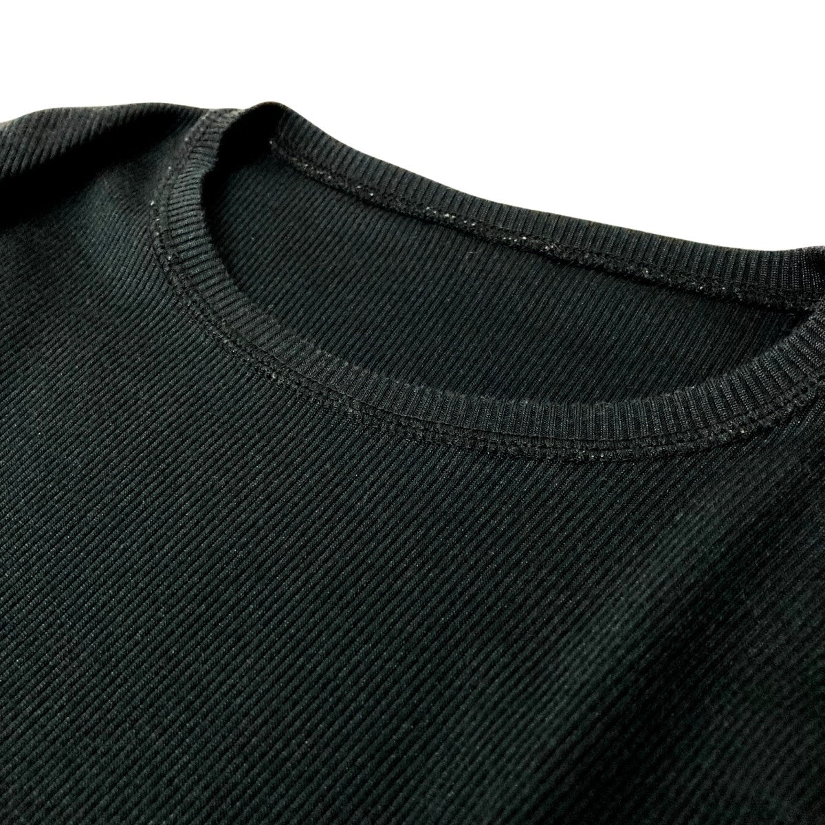 AMERI WRIST SHEER SWITCHING TOPポリエステル／綿切替カットソー01320390180 古着・中古-3枚目のアイテム画像