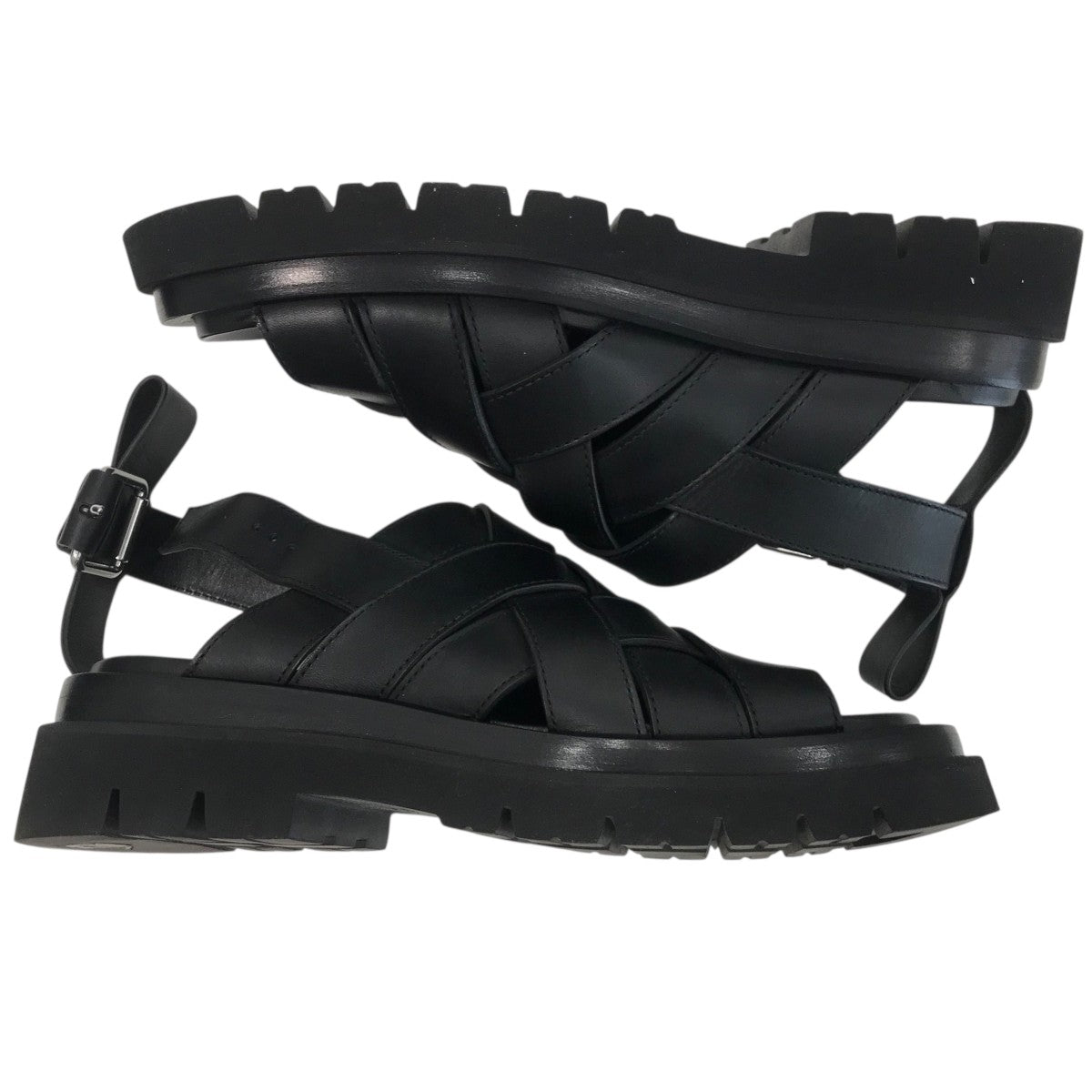 BOTTEGA VENETA プラットミュール イントレチャート サンダル BOTTEGA VENETA イントレチャートサンダル プラットミュール