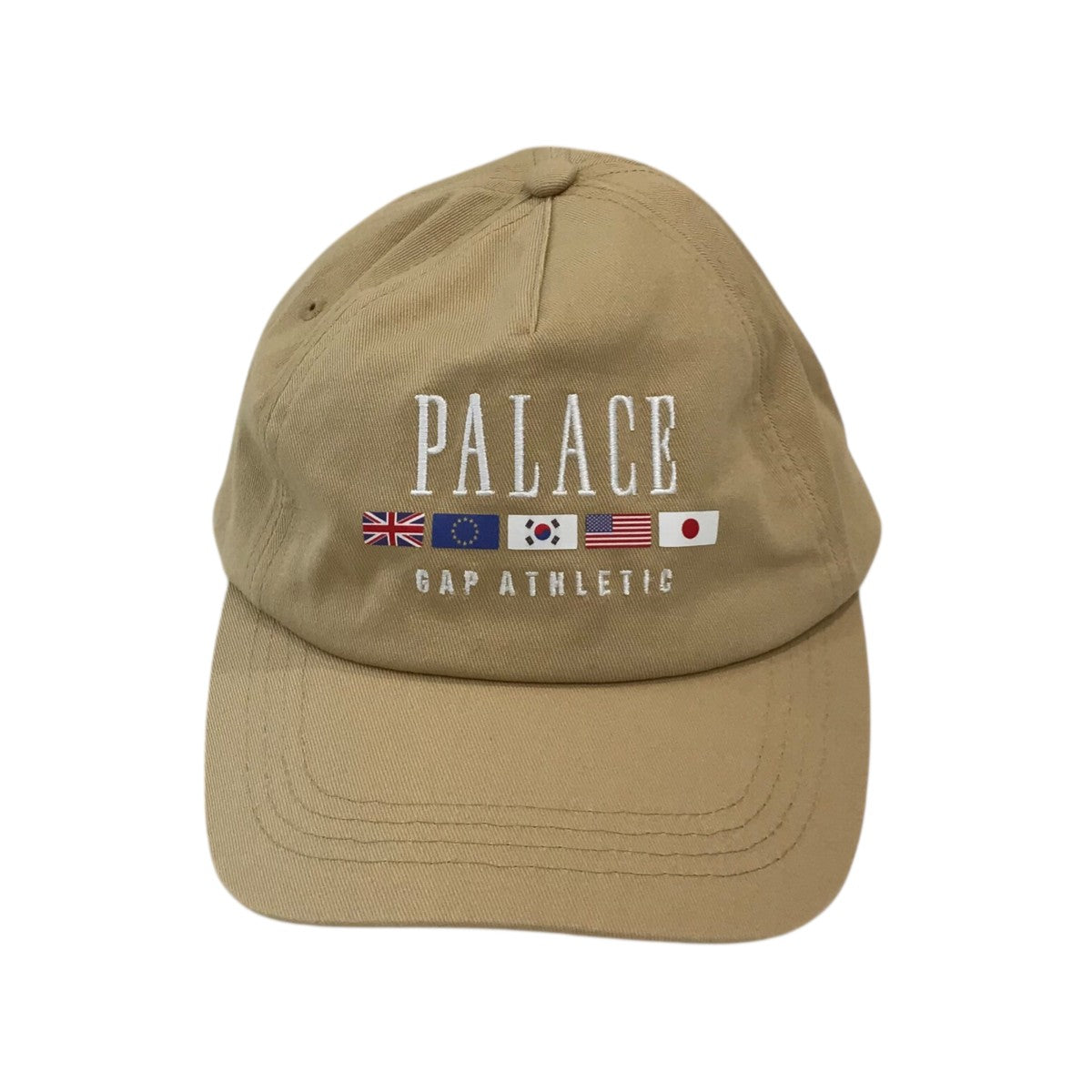 PALACE×GAP 「FLAG 6-PANEL」キャップ ベージュ サイズ Free