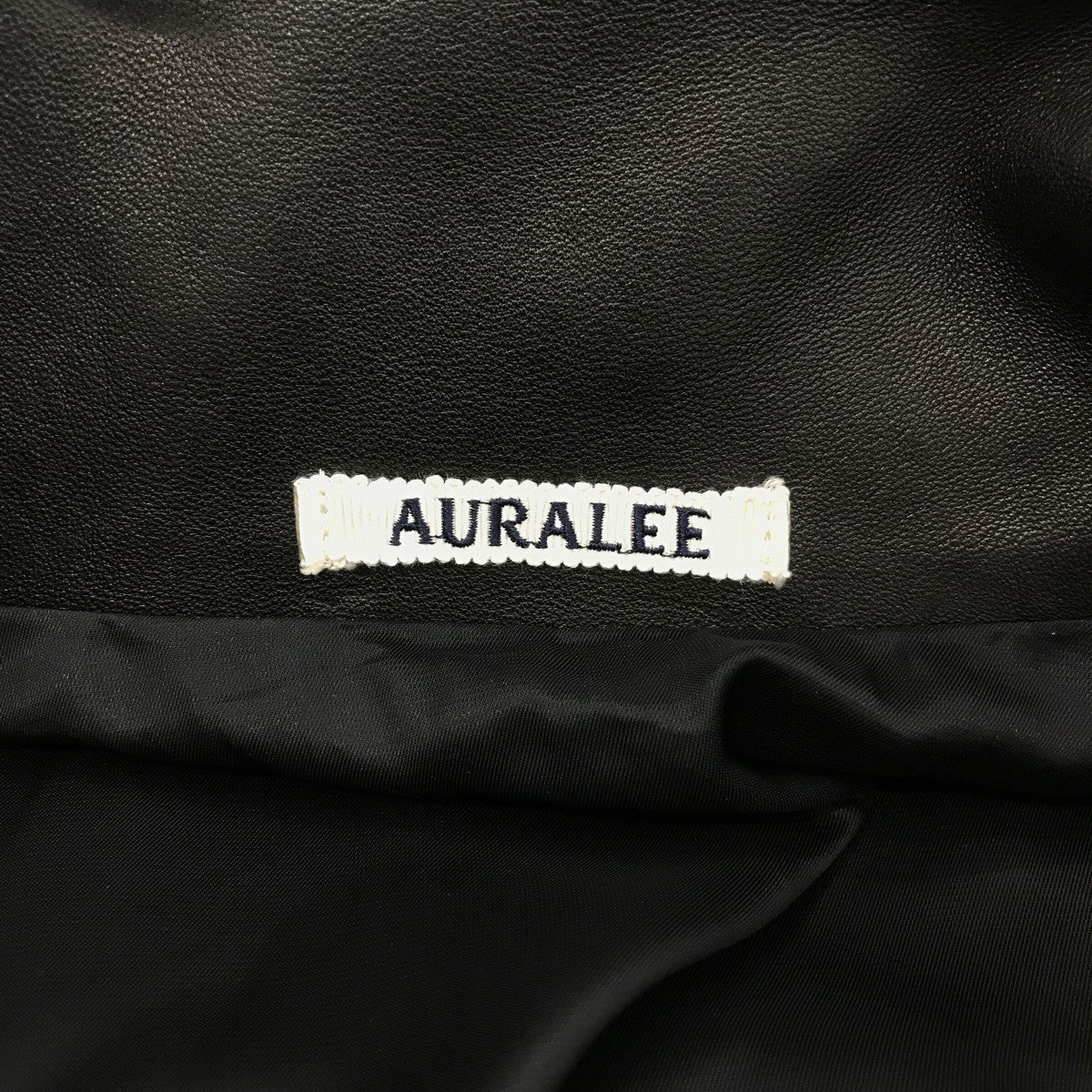 【オーラリー】24AWブルゾン/新品未使用 AURALEE - オーラリー24aw HEAVY LAMB LEATHER ZIP BLOUSONの