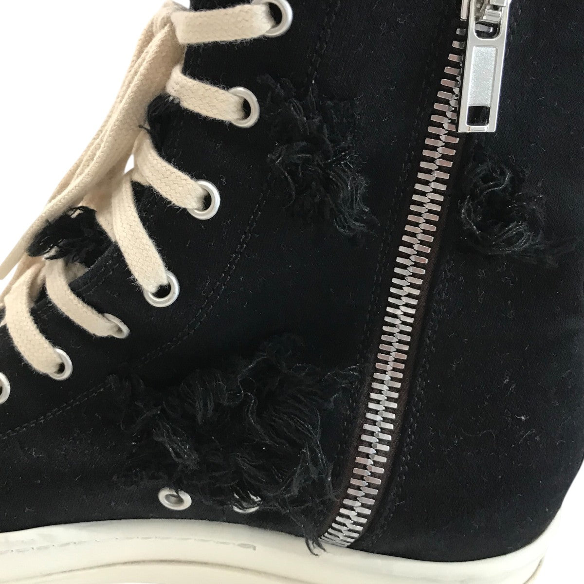 DRKSHDW(ダークシャドウ) ダメージ加工ハイカットスニーカー