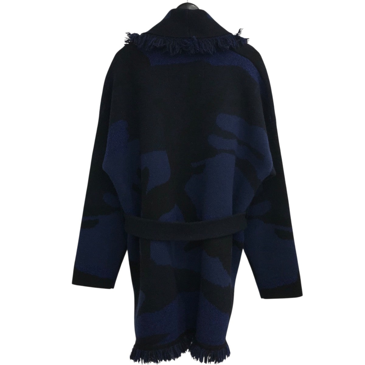 「FRINGE ROPE GOWN」カモフラージュ柄ガウンコートMRK157