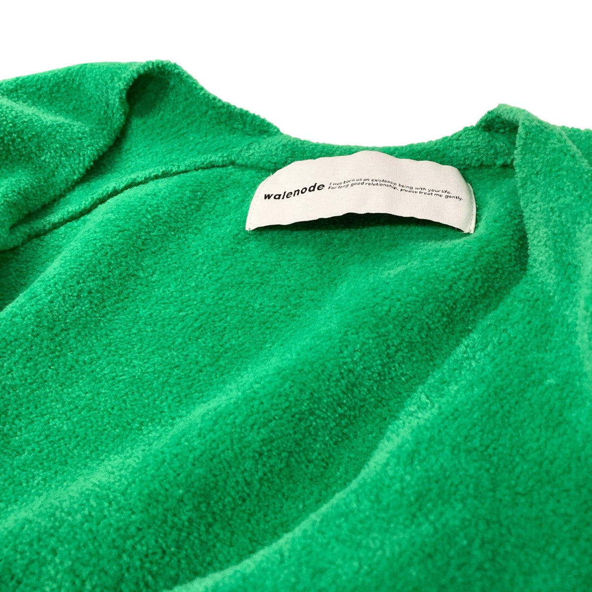 walenode Organic cotton mole Deep v-neck sweaterVネックニットwn22 13fw080 kw 古着・中古-3枚目のアイテム画像