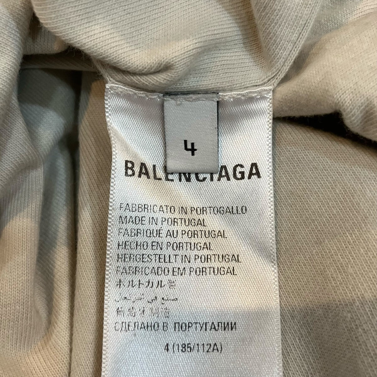 BALENCIAGA インサイドアウトTシャツ720198 古着・中古-6枚目のアイテム画像
