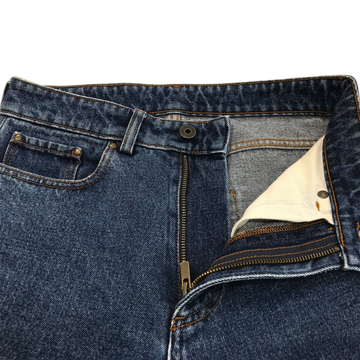 Y． PROJECT(ワイプロジェクト) レイヤードデニムパンツ インディゴ