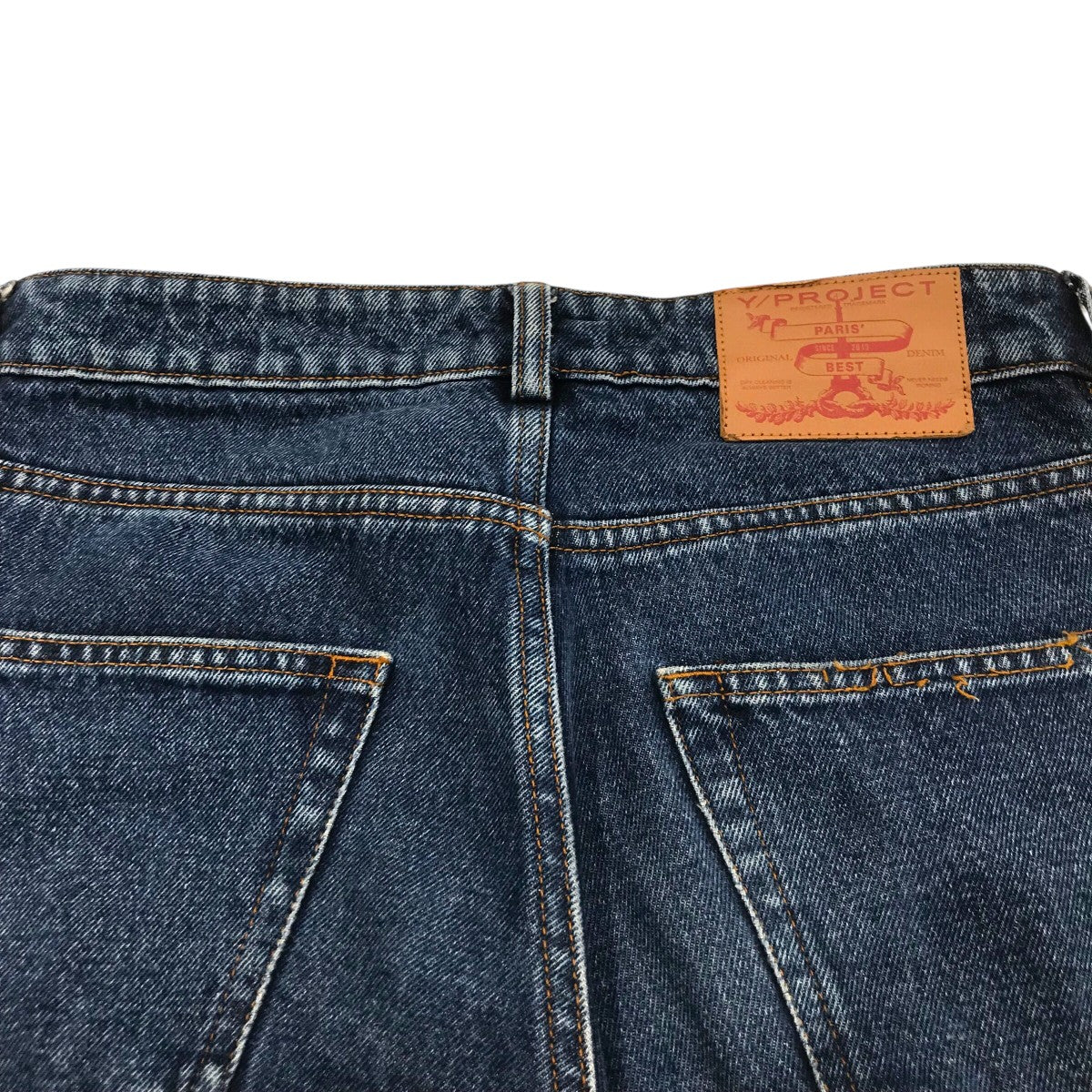 Y． PROJECT(ワイプロジェクト) レイヤードデニムパンツ