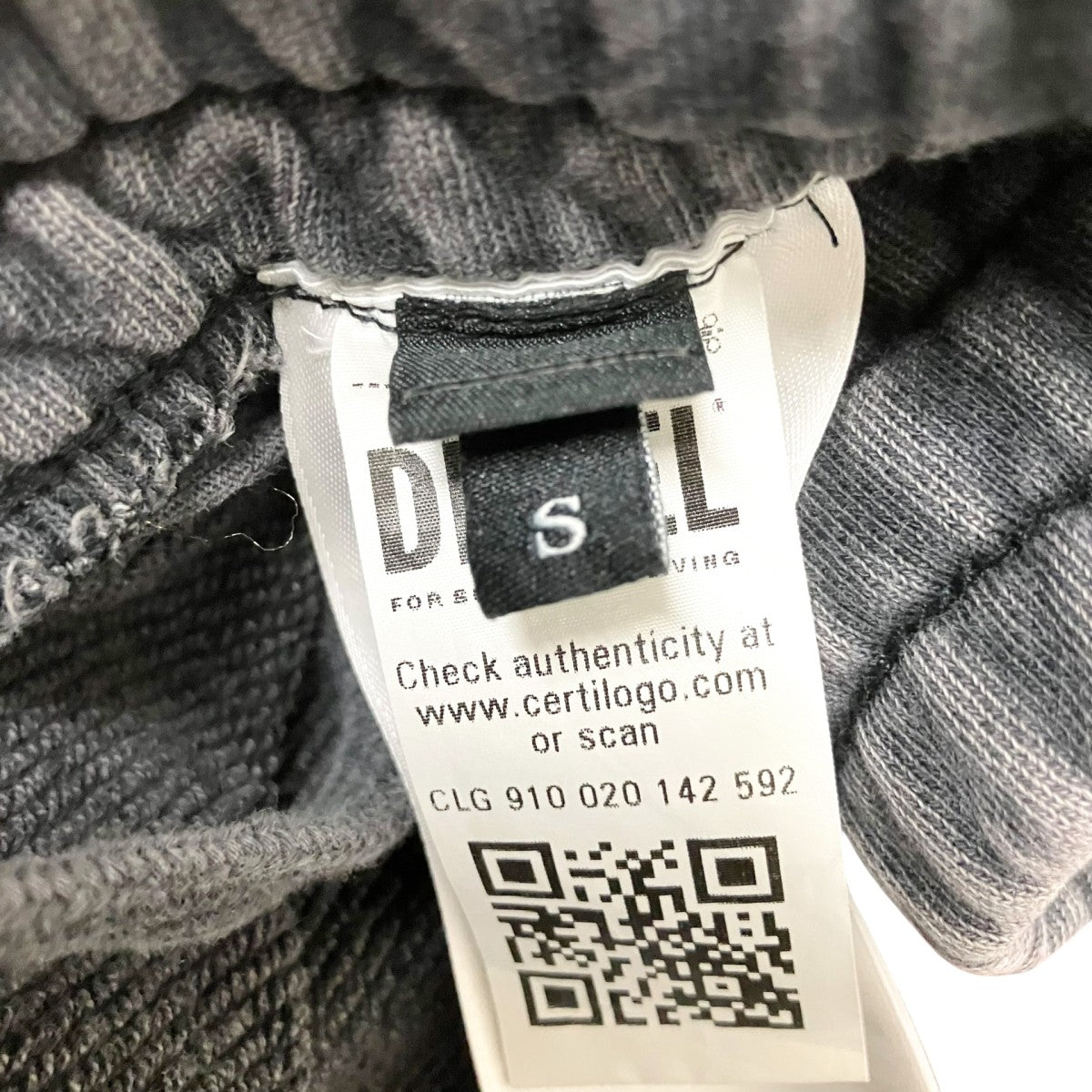 DIESEL P-RAWMARSHY刺繍スウェットショートパンツ0KMAG 古着・中古-5枚目のアイテム画像