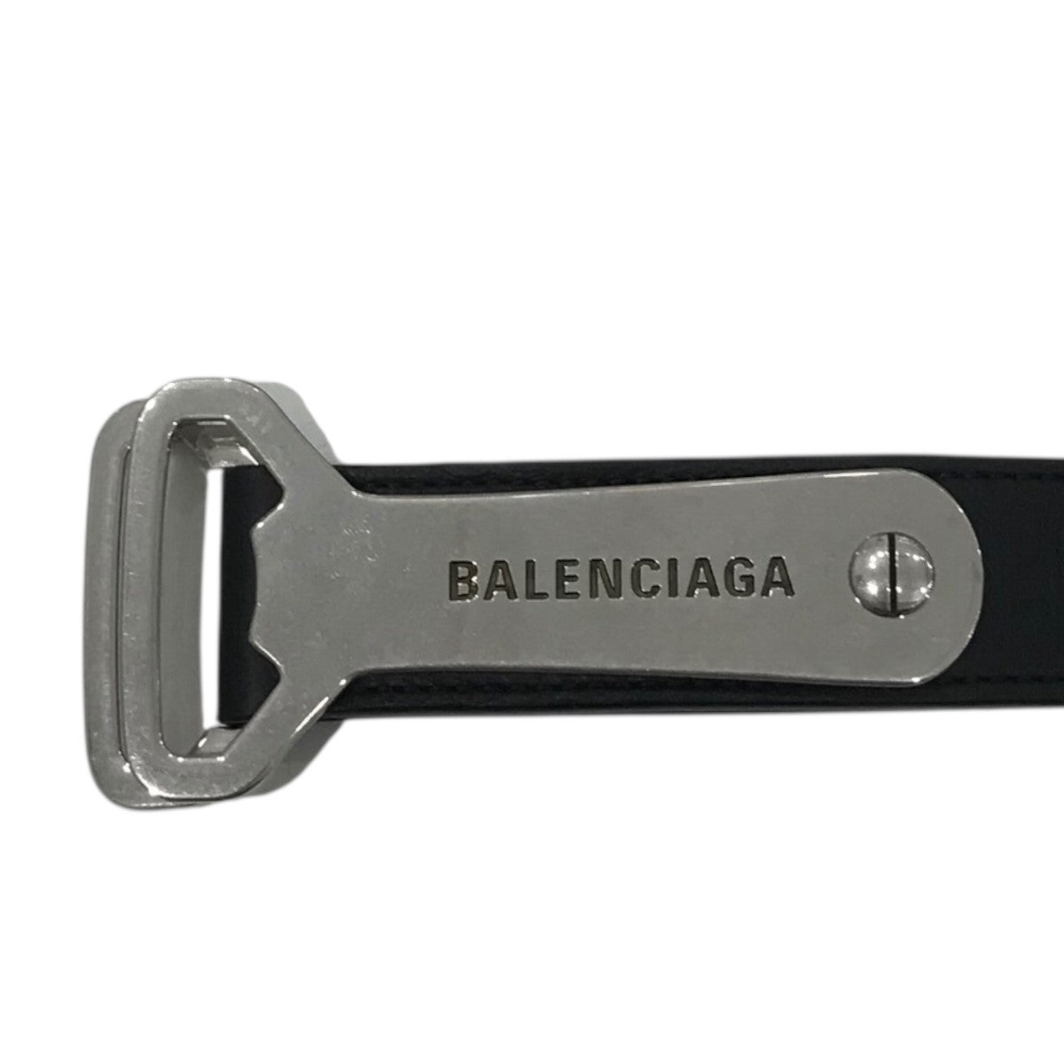 NEET　バレンシアガ BALENCIAGA　ボルトオープナーベルト Men's Bottle Opener D Ring Belt in Black | Balenciaga US