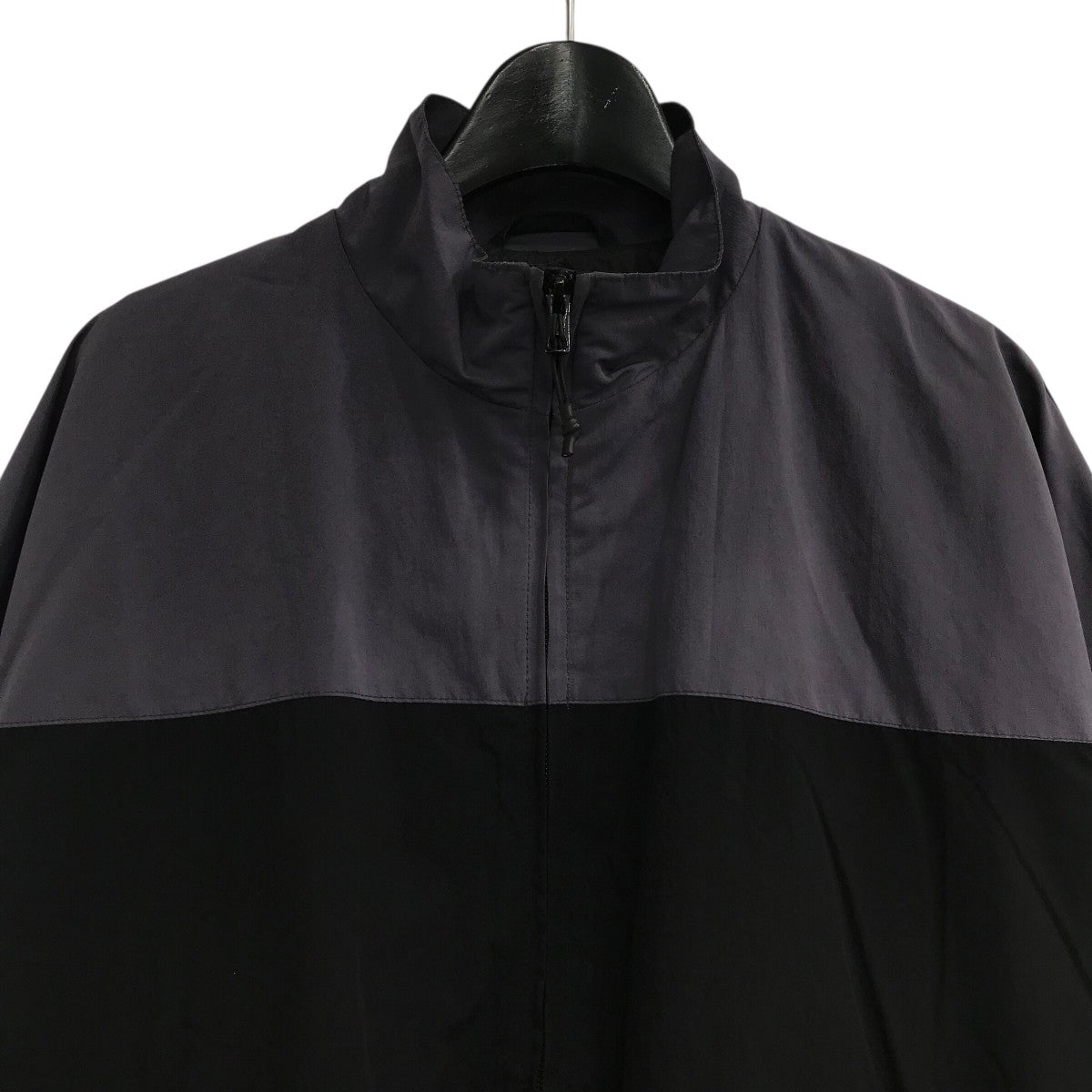 vainl archive ブラック ナイロンジャケット VAINL ARCHIVE - ヴァイナルアーカイブ / Aziz | NOTHING BUT