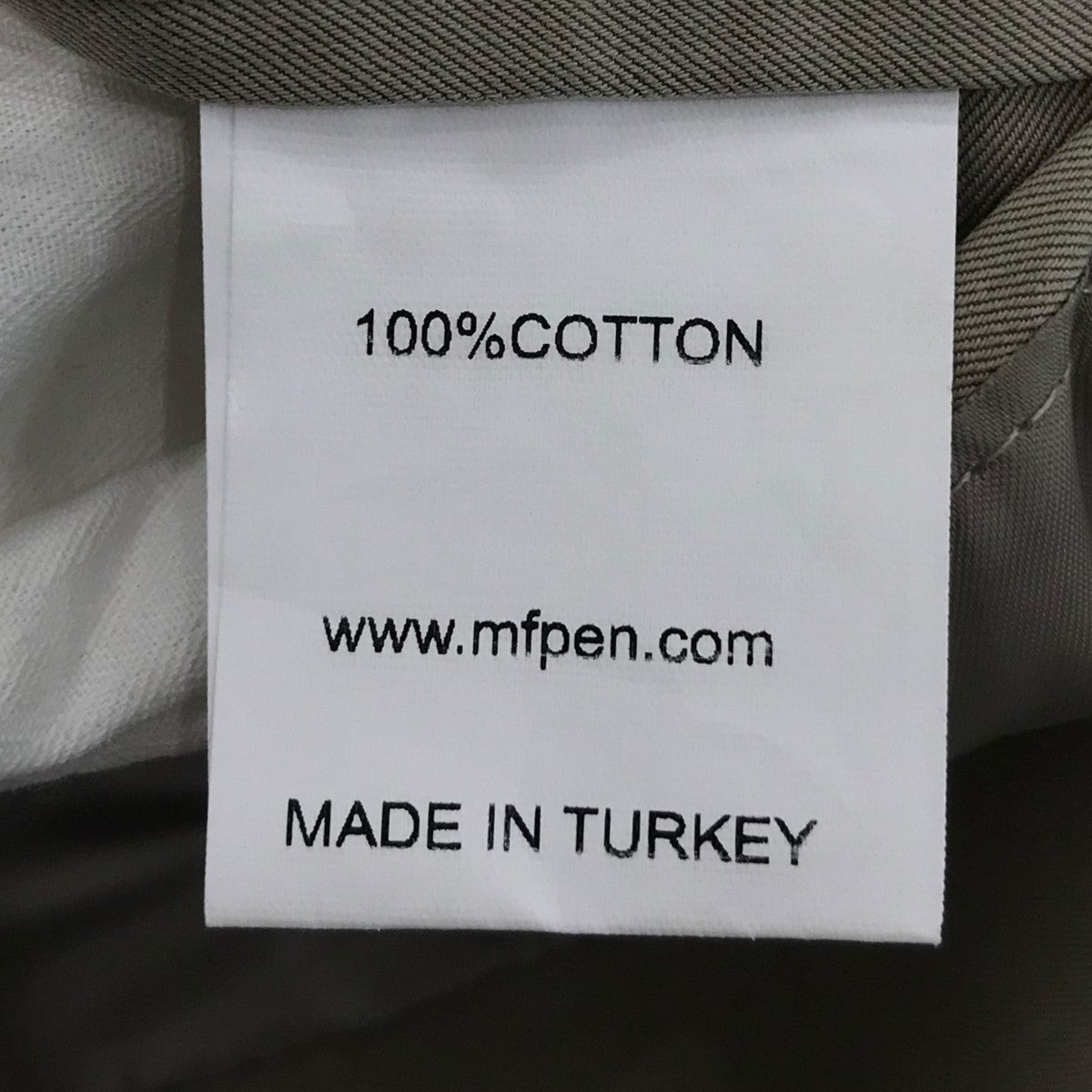 mfpen(エムエフペン) 「INSTALLATION COAT」ステンカラーコート