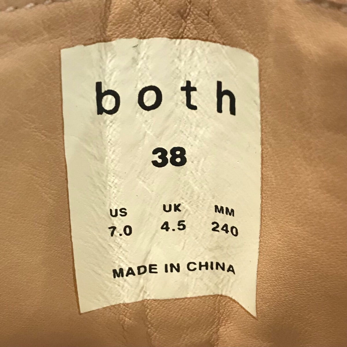both 「GAO PLATFORM Chelsea」サイドゴアチェルシーブーツGPH119 W81CO 古着・中古-8枚目のアイテム画像
