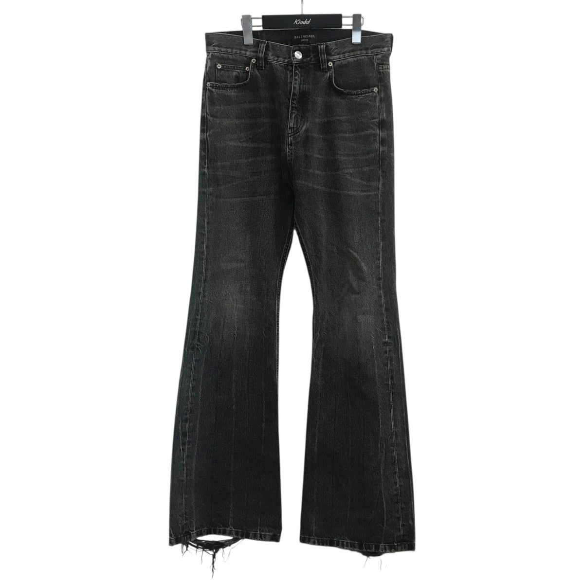 BALENCIAGA パンツ　バレンシアガ BALENCIAGA(バレンシアガ) フレアデニムパンツ697829 697829 ブラック