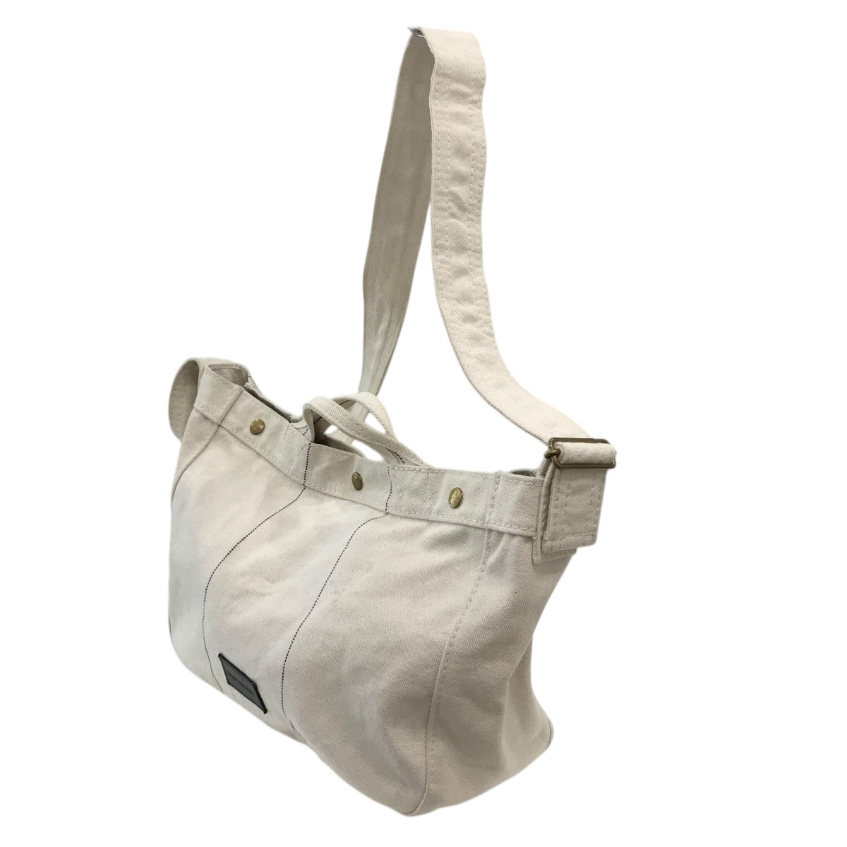 DESCENDANT×raregem 24AWキャンバスショルダーバッグ ホワイト｜【公式