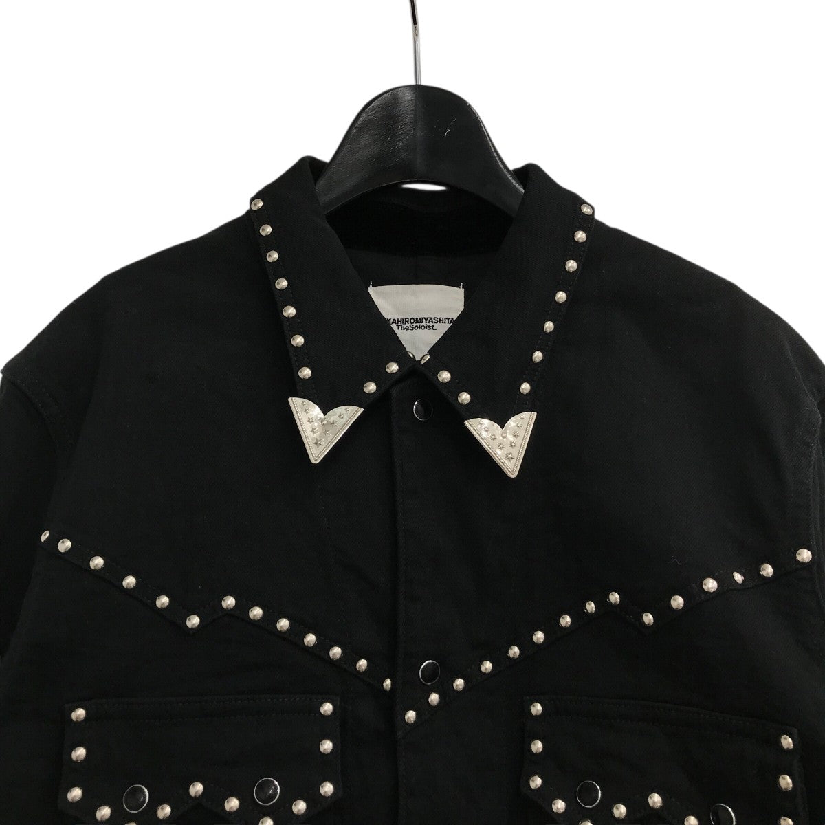 The Soloist ソロイスト ロカビリージャケット ブラック 黒 スタッズ TAKAHIROMIYASHITA TheSoloIst．(タカヒロミヤシタザソロイスト