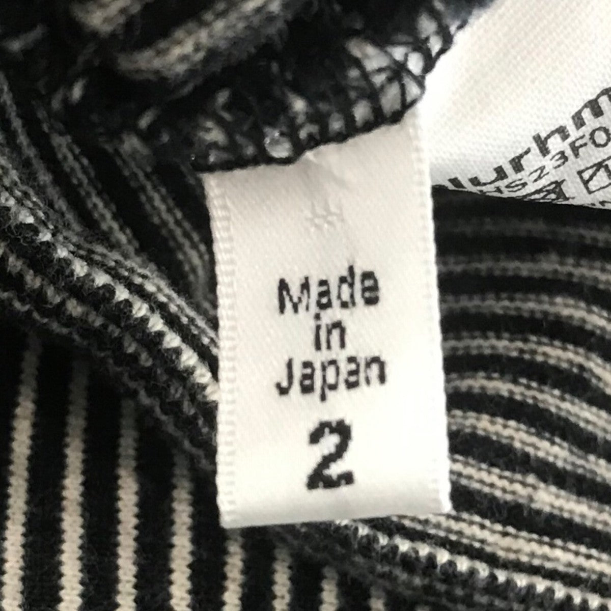 blurhms(ブラームス) 23AW「C NAPP Border Baseball Raglan Tee