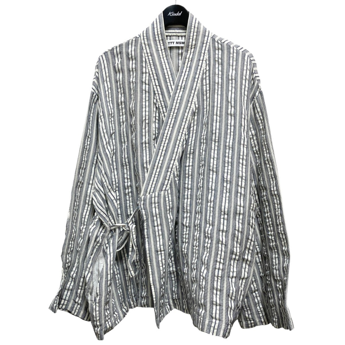 TTT MSW(ティーモダンストリートウエア) ストライプキモノシャツTTT