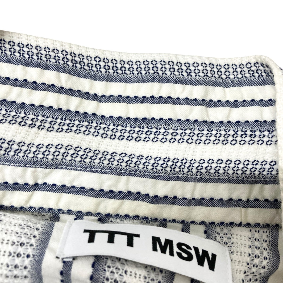 TTT MSW(ティーモダンストリートウエア) ストライプキモノシャツTTT