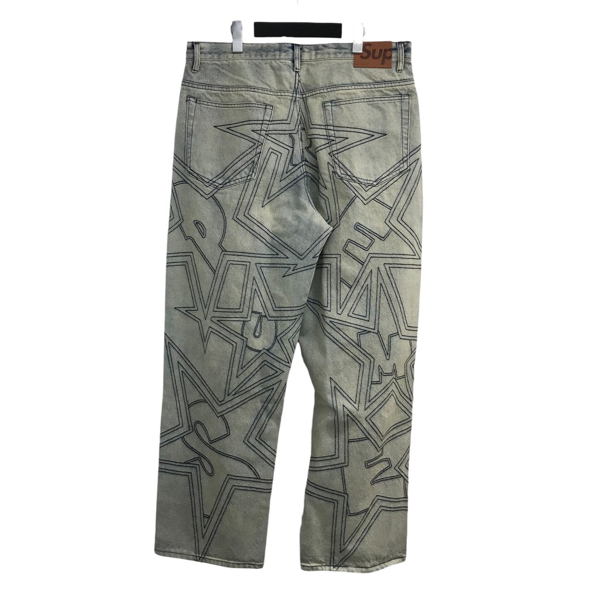 パンツ supreme Stars Topstitch Baggy Jean Supreme Stars Topstitch Baggy Jean (SS25) - $238