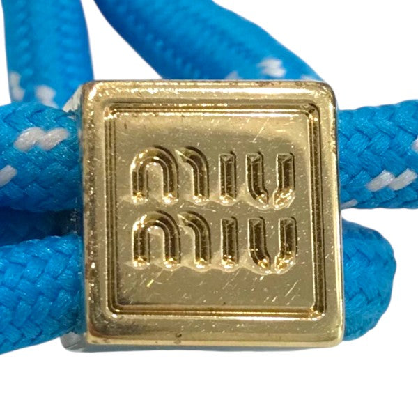 MIU MIU(ミュウミュウ) コードブレスレット5IB538 5IB538 ブルー