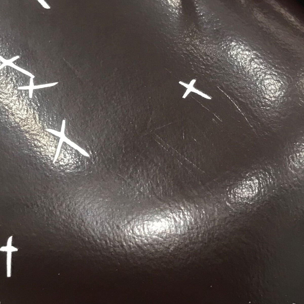 UNDERCOVER×GEORGE COX クロスプリントレザーシューズUC2D4F01