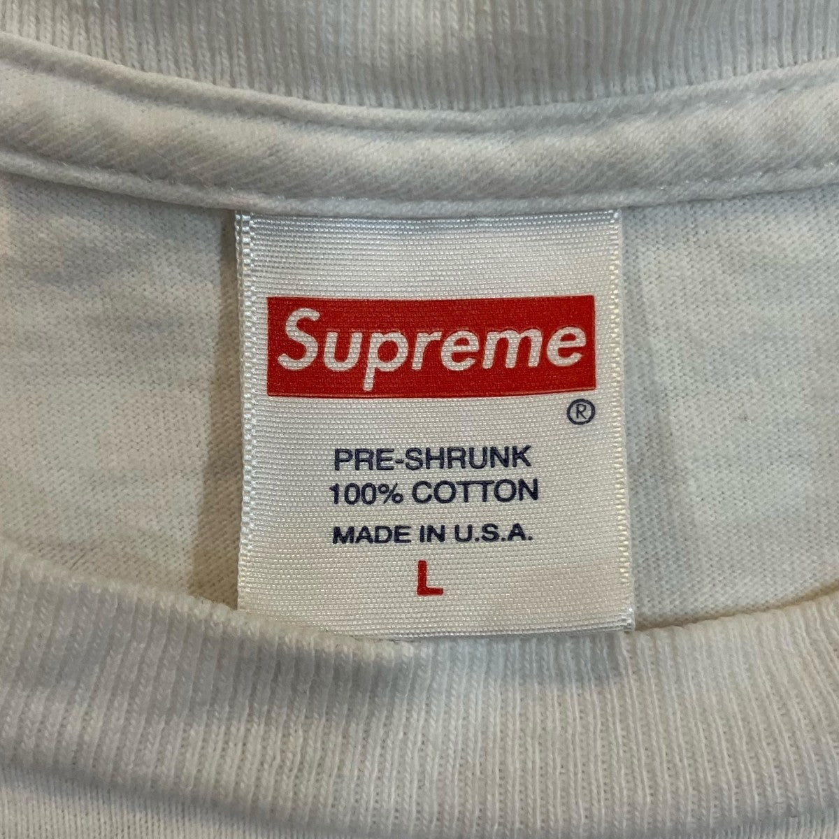 Supreme×KAWS 21SS「KAWS Chalk Logo Tee」ボックスロゴプリントTシャツ 古着・中古-5枚目のアイテム画像