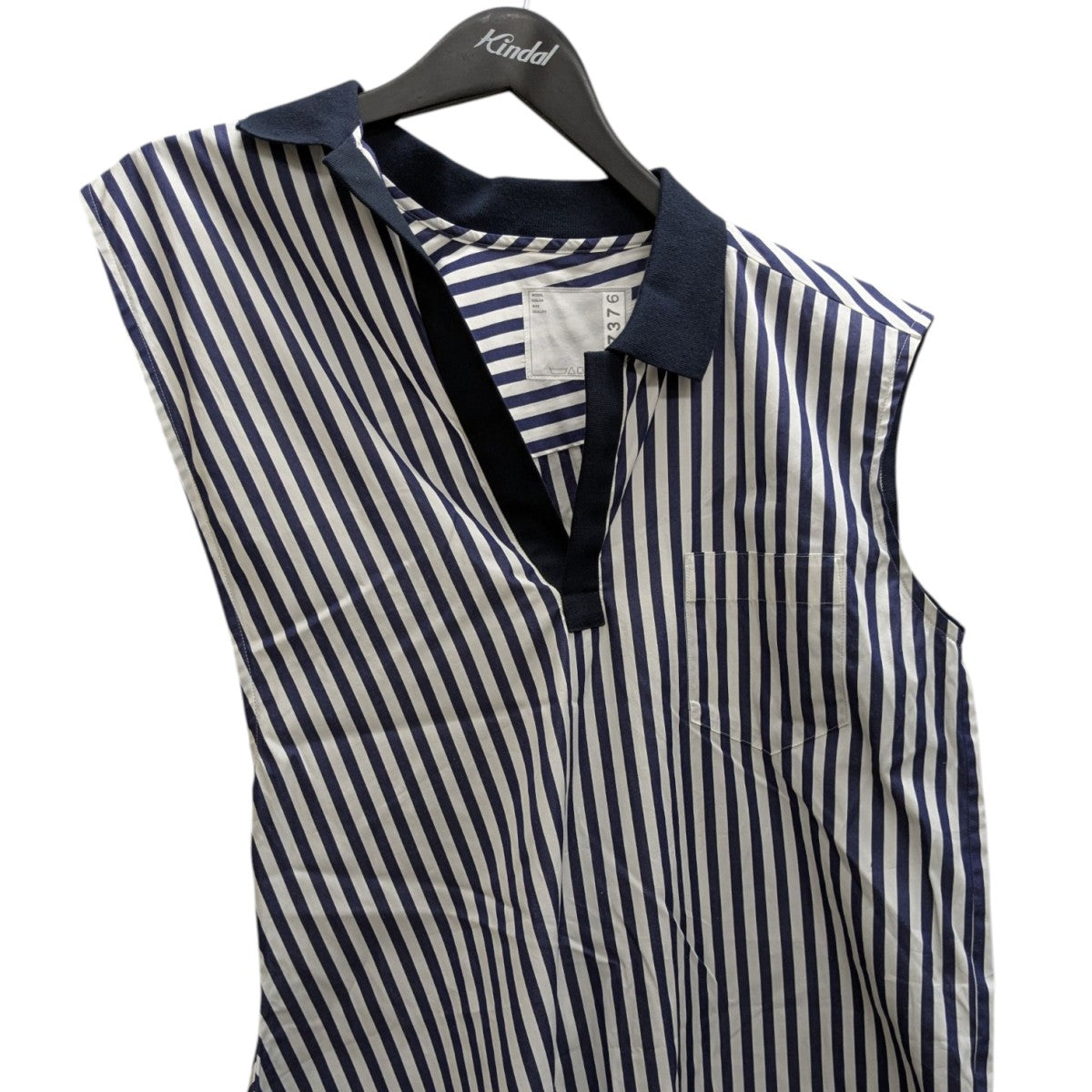 sacai SAMPLE品アシンメトリーワンピース 古着・中古-2枚目のアイテム画像
