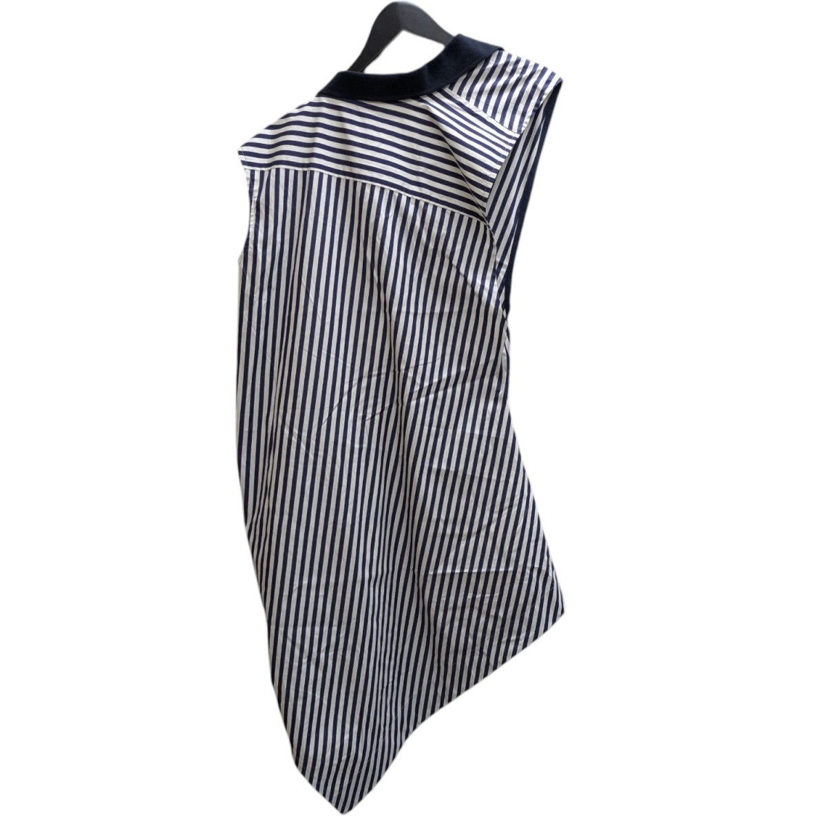 sacai(サカイ) SAMPLE品アシンメトリーワンピース ネイビー×ホワイト sacai(サカイ) SAMPLE品アシンメトリーワンピース ネイビー×ホワイト
