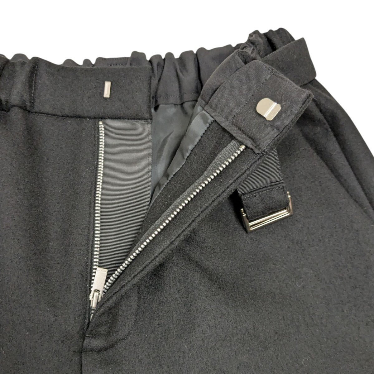 sacai 24aw wool melton wide pants サイズ2 sacai 24aw wool melton wide pants サイズ2 - メルカリ