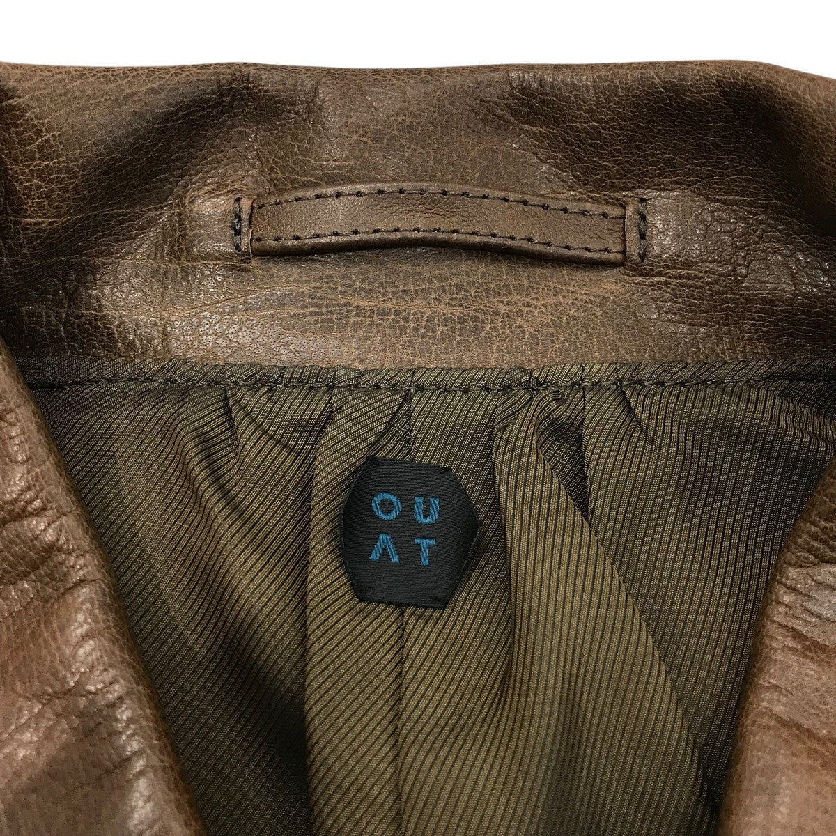 （最終値下）OUAT レザージャケット　ブラウン　サイズ3 2025年最新】OUAT レザージャケットの人気アイテム - メルカリ