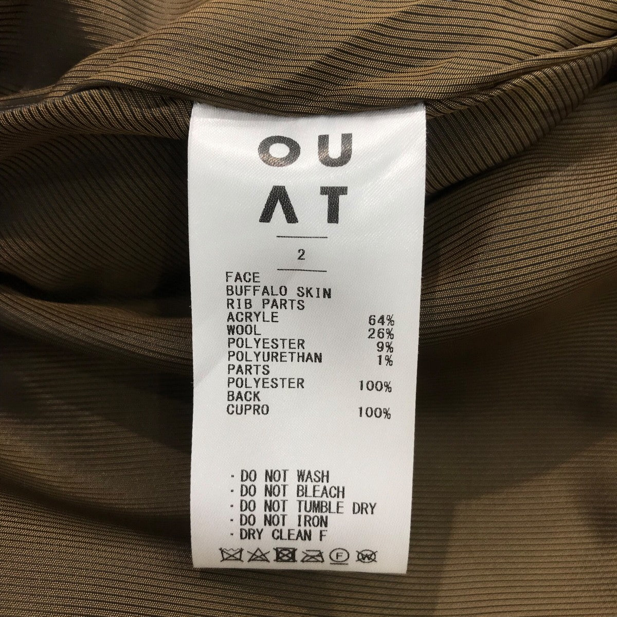 OUAT(オーユーエーティー) 24AW「Aggressor Leather Jacket