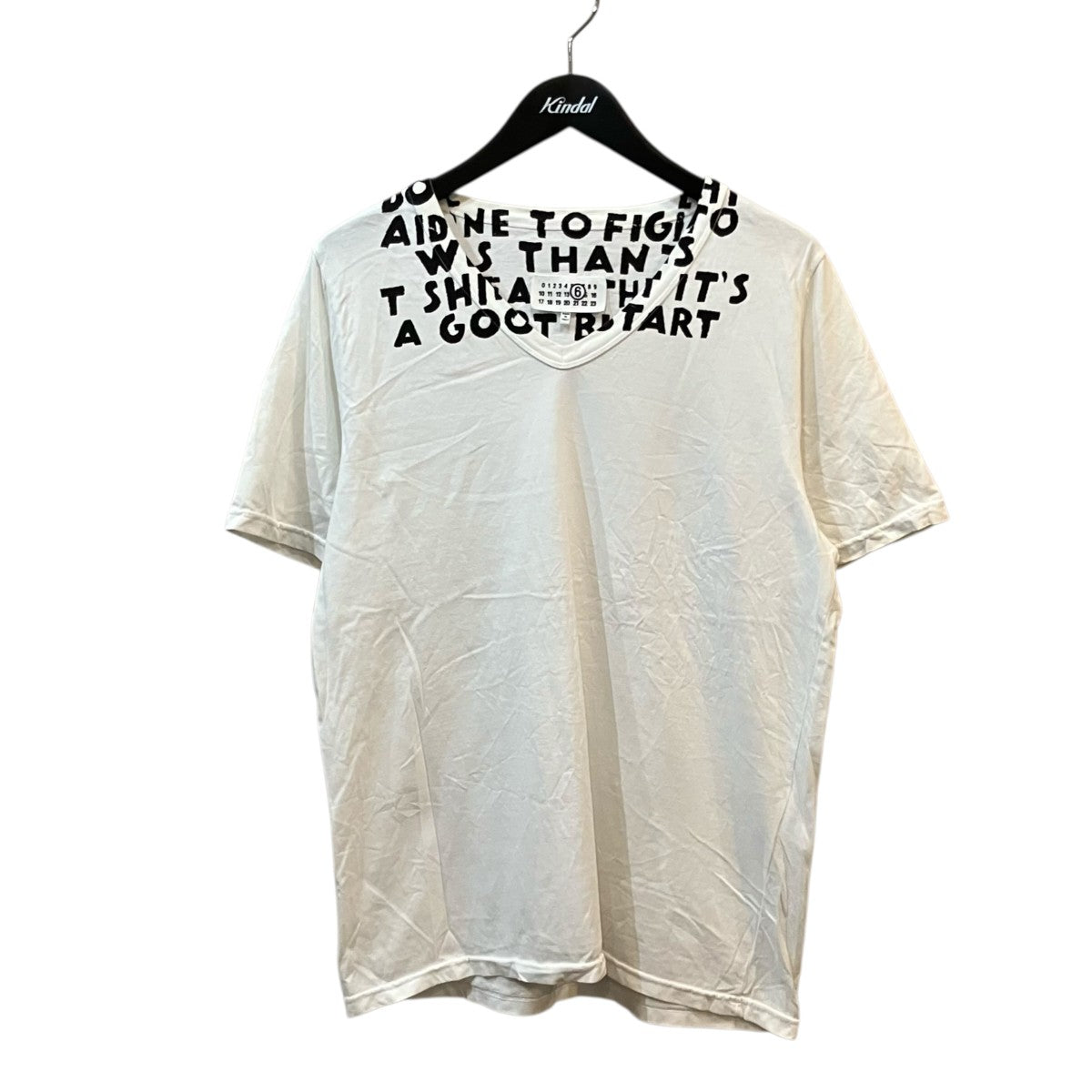 MM6 Maison Margiela 25SSエイズTシャツSH2GC0022 古着・中古-1枚目のアイテム画像