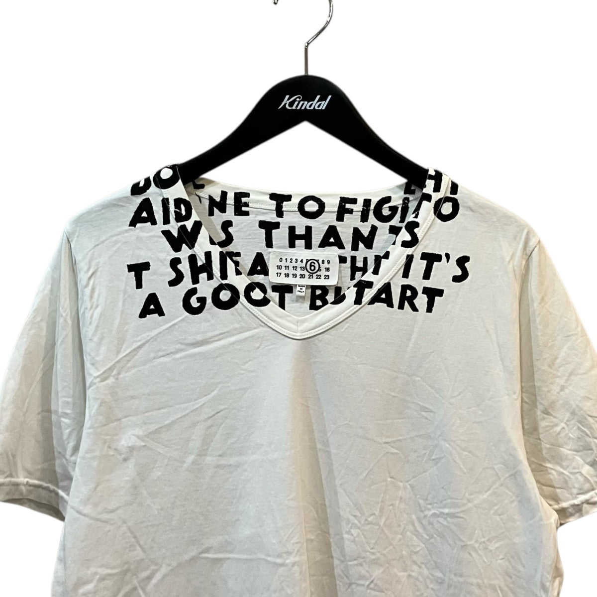 MM6 Maison Margiela 25SSエイズTシャツSH2GC0022 古着・中古-3枚目のアイテム画像