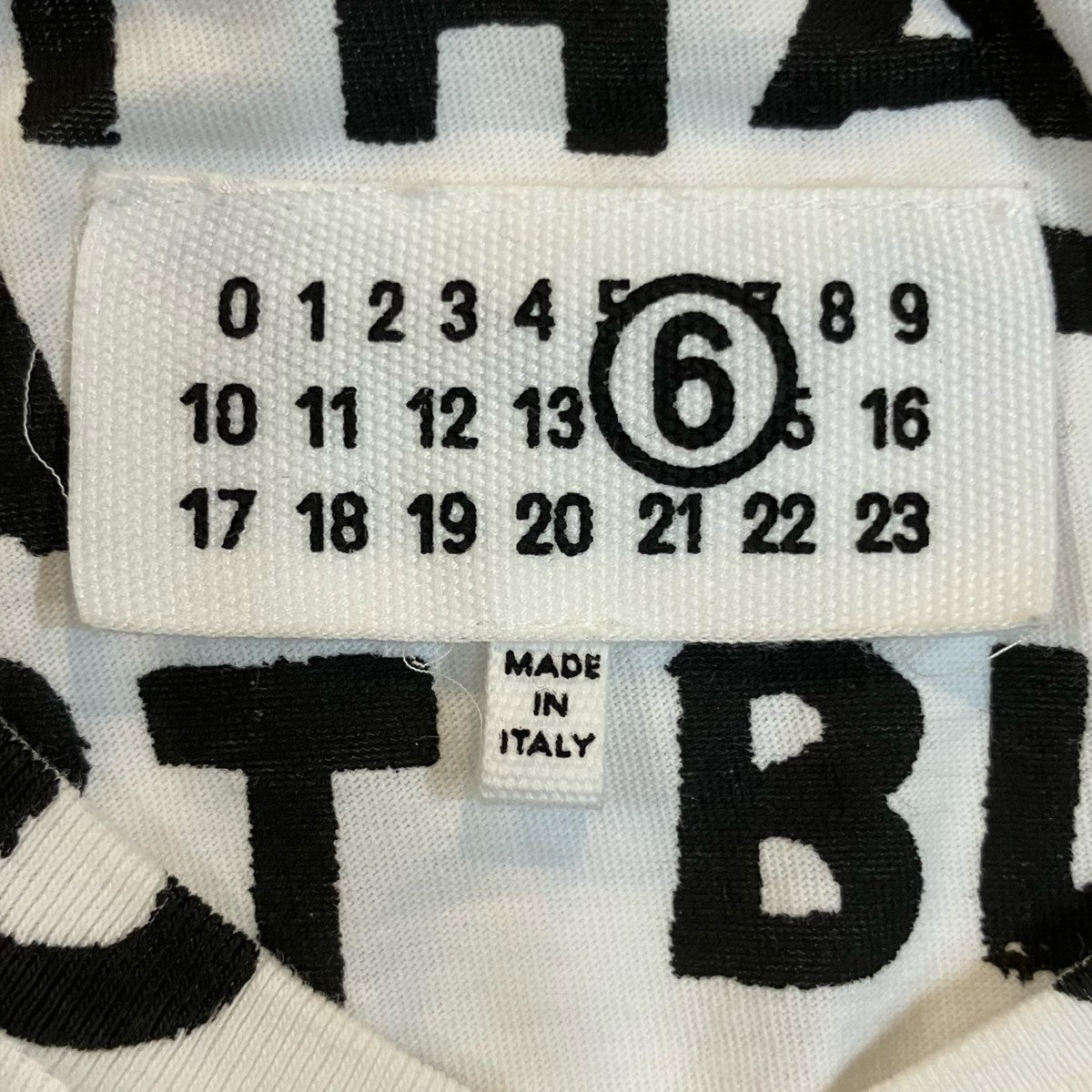 MM6 Maison Margiela 25SSエイズTシャツSH2GC0022 古着・中古-5枚目のアイテム画像