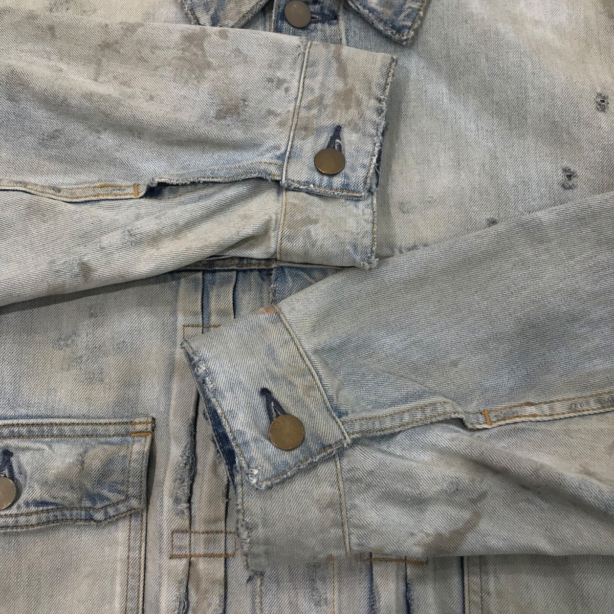 ANCELLM(アンセルム) 「DAMEGE DENIM JACKET type-2」ダメージ加工