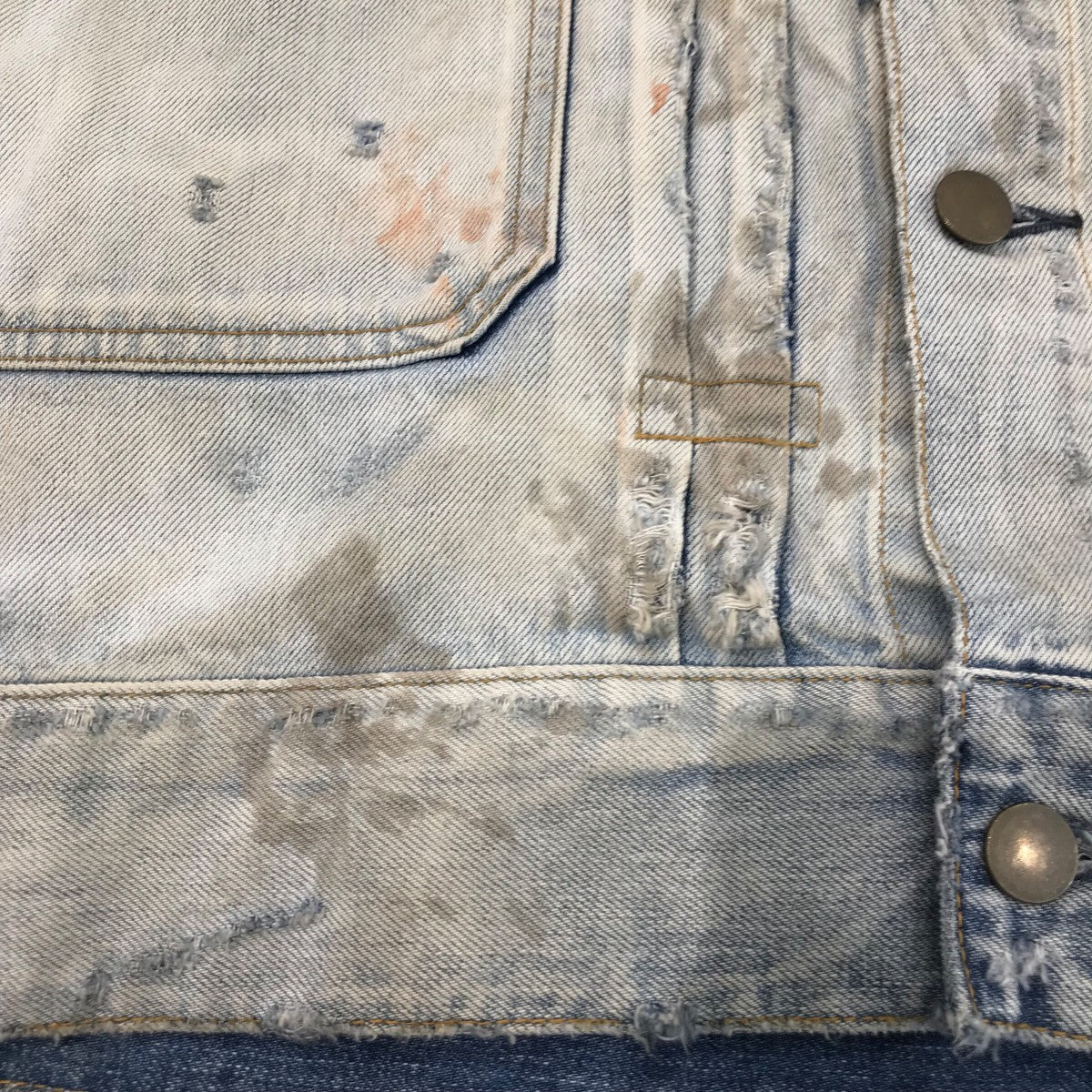 ANCELLM(アンセルム) 「DAMEGE DENIM JACKET type-2」ダメージ加工