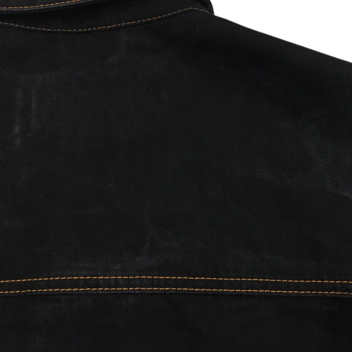 RAF SIMONS(ラフシモンズ) デニムジャケット ブラック×ホワイト サイズ